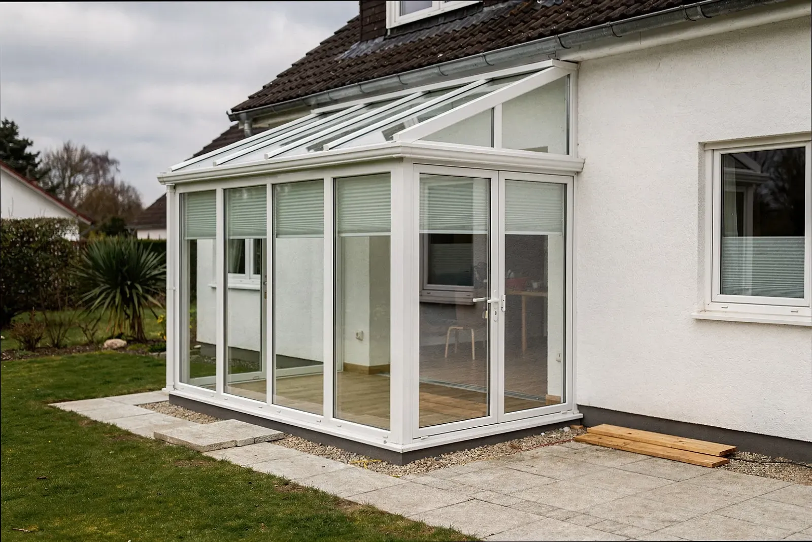 Symbolbild: Wintergarten an einem Wohnhaus, Projektidee für Gersthofen